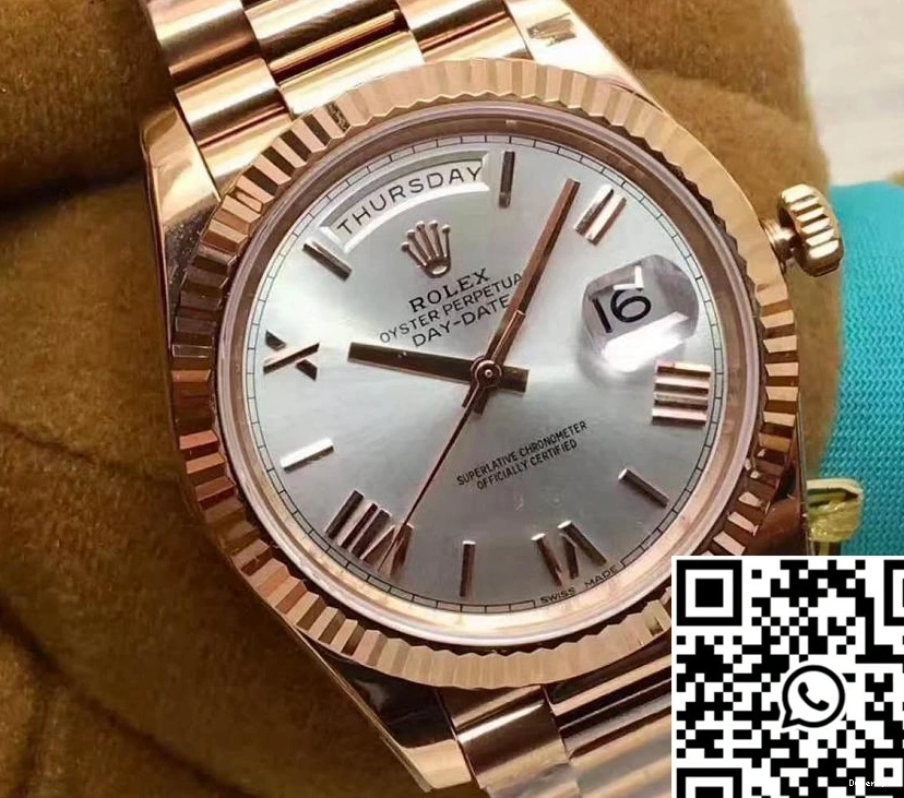 Dial 40 Rose Gold Rolex Factory 40MM Day-Date 228235 EW Sundust 0327